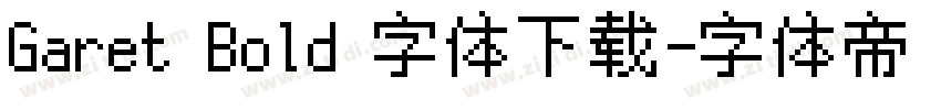Garet Bold 字体下载字体转换